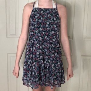 Abercrombie Kids Floral Spaghetti Strap Dress